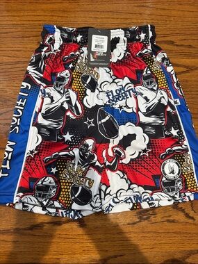 NWT cosmic Football attack Athletic Shorts